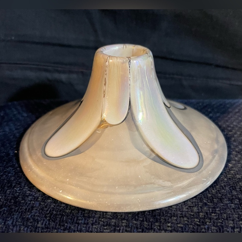 Neilsen Extraordinary Ceramics Lustre Taper Candlestick Holder - Vintage